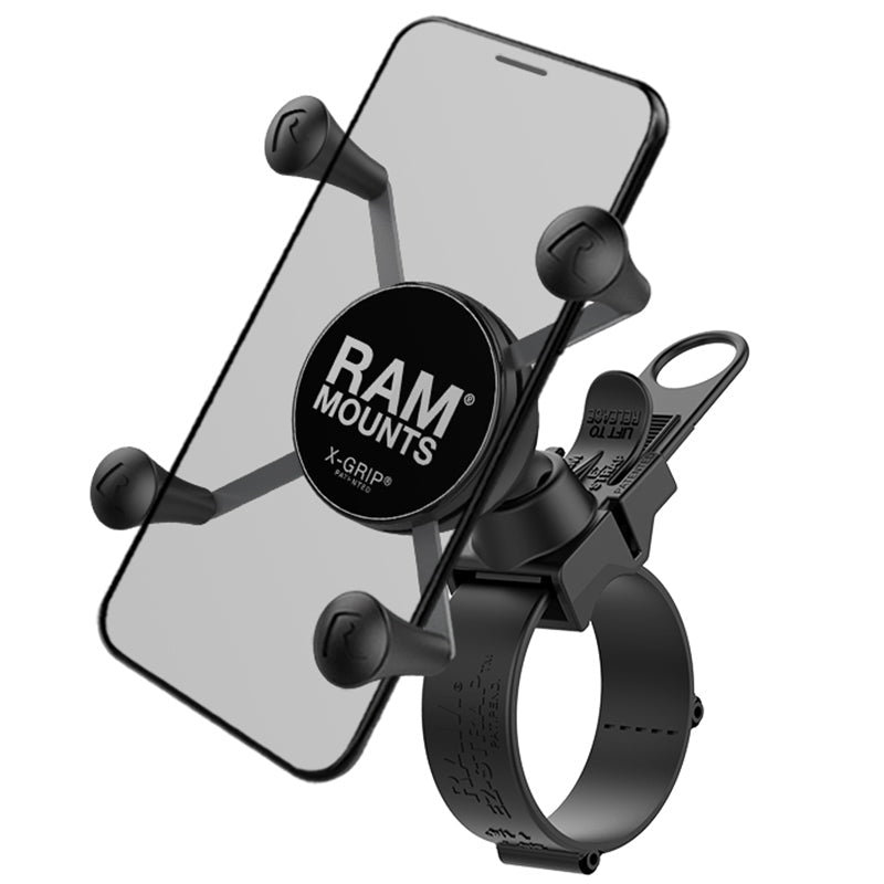 PROMOUNT - RAM X - Grip Phone Mount with RAM EZ - Strap Rail Mount - RAP - SB - 187 - UN7U