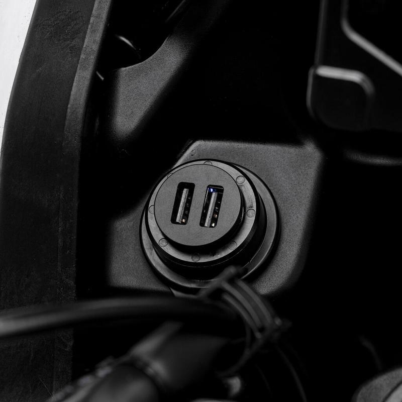 PROMOUNT - Ultimateaddons 4.8A Fast Charge Mini Dual USB Adapter - UA - 48MINI - DC