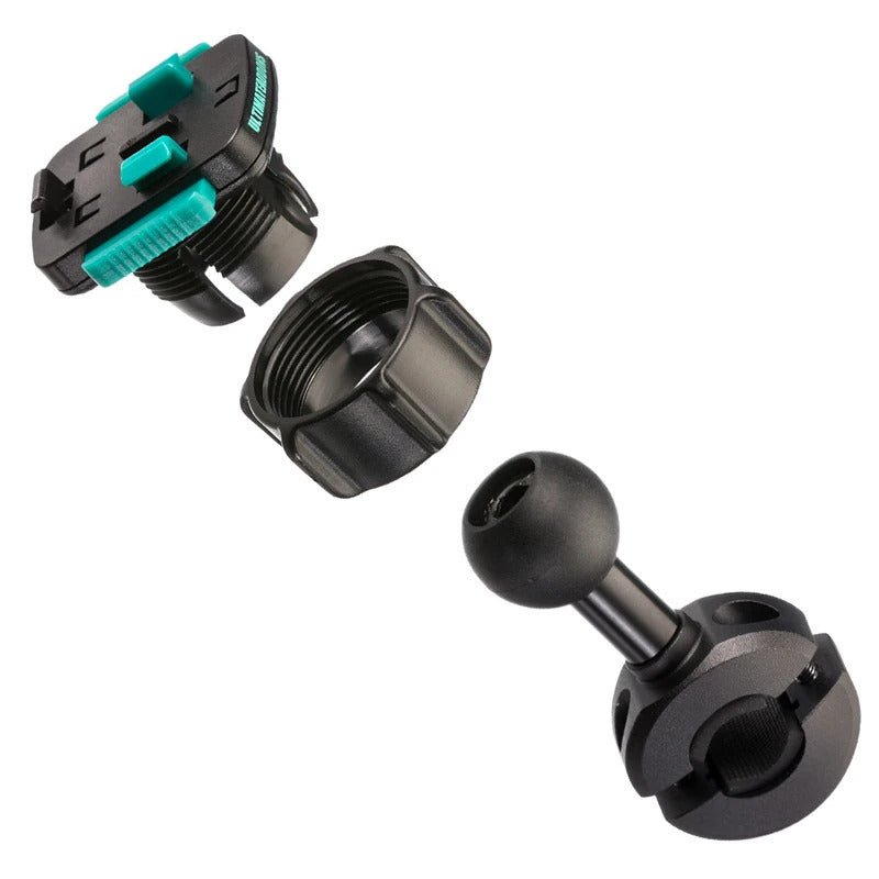 PROMOUNT - Ultimateaddons 8 - 16mm Universal Mirror Stem Mount & 3 Prong Adapter - UA - MIRROR - OB