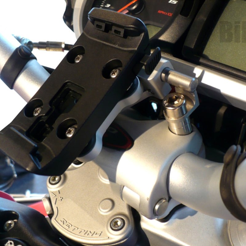 PROMOUNT - Universal Low Level Metric Handlebar Clamp GPS Mount - R - 1 - BL