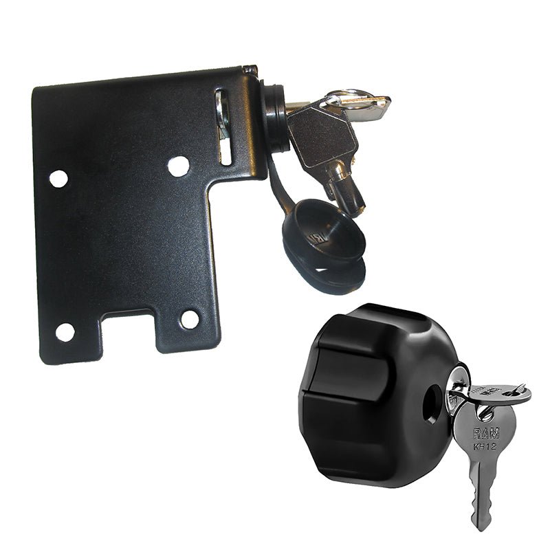 PROMOUNT - zumoLOCK zumo 3xx Series Locking Plate & RAM Lock Knob - ZL3XXKEY