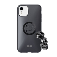 SP Connect Motorcycle Mirror Mount Pro & Apple iPhone Case Bundle