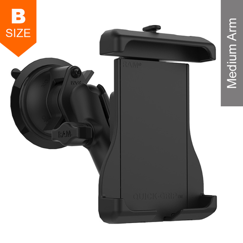 RAM MagSafe Compatible Quick-Grip Suction Cup Phone Mount Kit