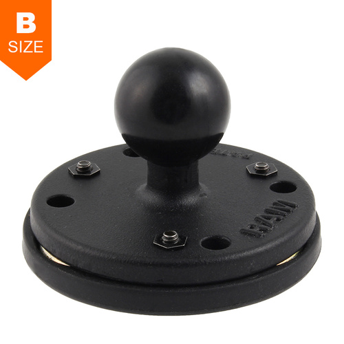 RAM 63mm Magnetic Round Base 1" Ball