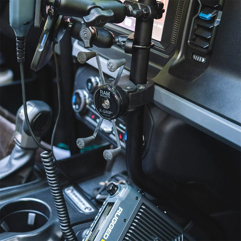 RAM Low Profile Tough Claw Large X-Grip Phone Kit