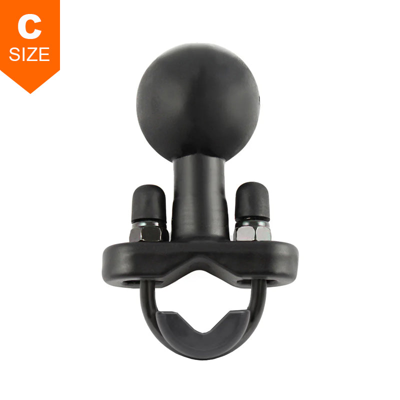 RAM 13mm-32mm U-Bolt Handlebar & Rail Base 1.5" Ball