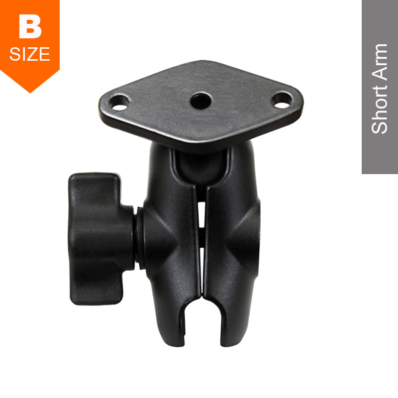 RAM Double Socket Arm with Diamond Base 1" Ball