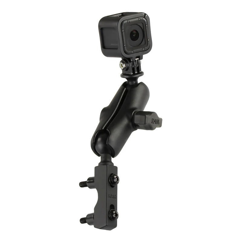 RAM Combination Handlebar/Brake/Clutch Reservoir GoPro Action Camera Kit 1" Ball