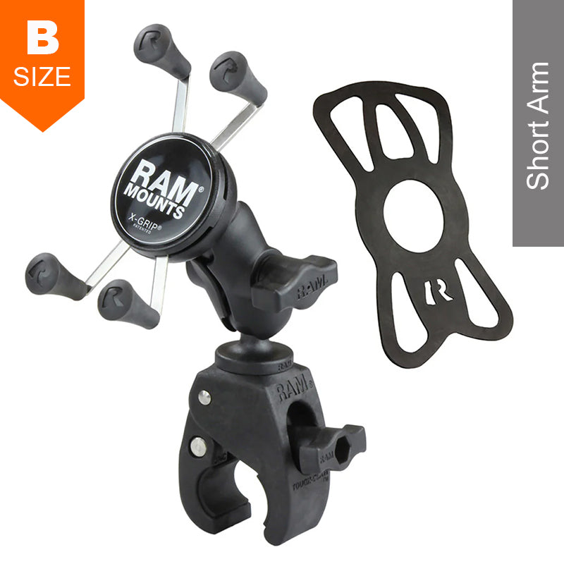 RAM Tough Claw 16-29mm Small Clamp X-Grip Phone Kit 1" Ball