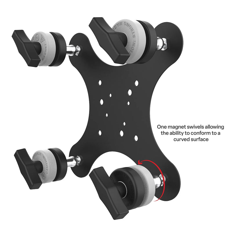 RAM Tough-Mag 48mm 4-Point Pivoting Magnetic Mounting Base