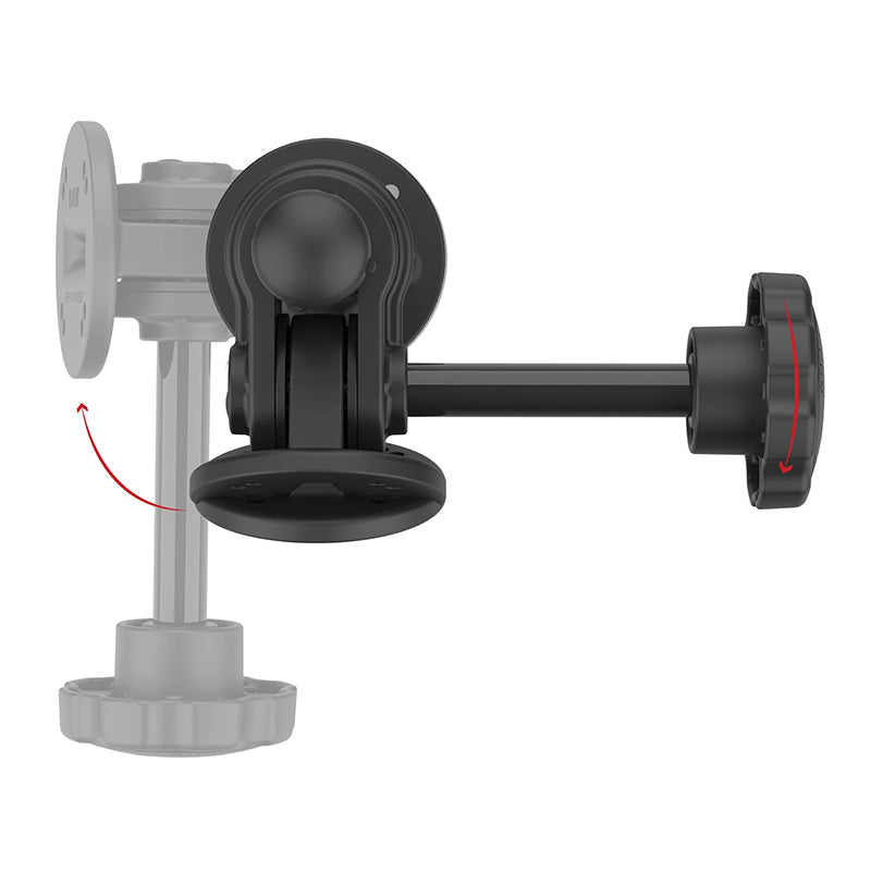 RAM Swivel & Tilt 4-Hole AMPS Surface Mount
