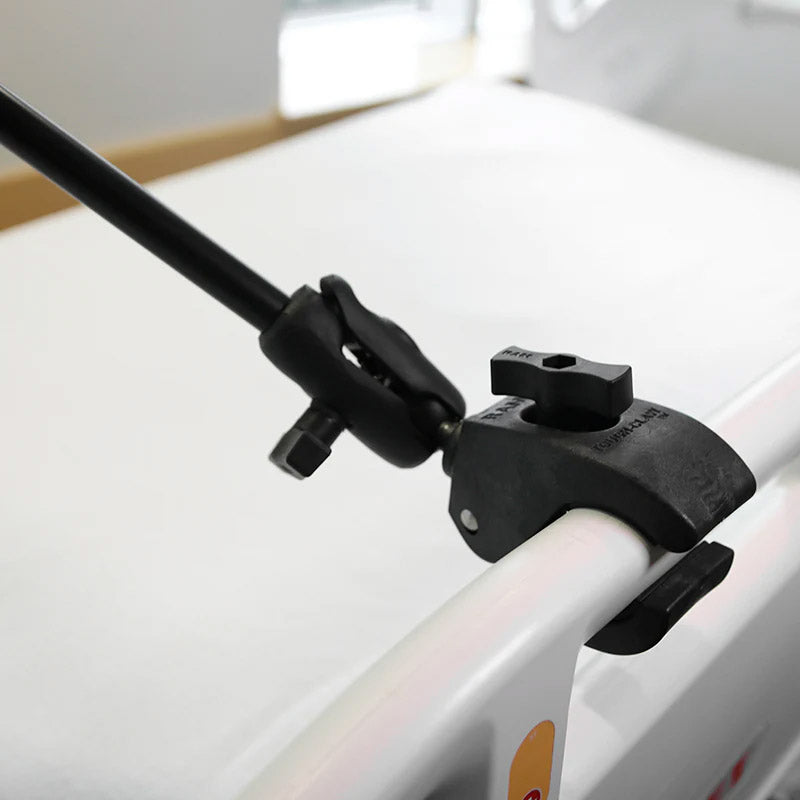 RAM Tough-Claw 225m (9") Bedside Mounting Kit 1" & 1.5" Ball