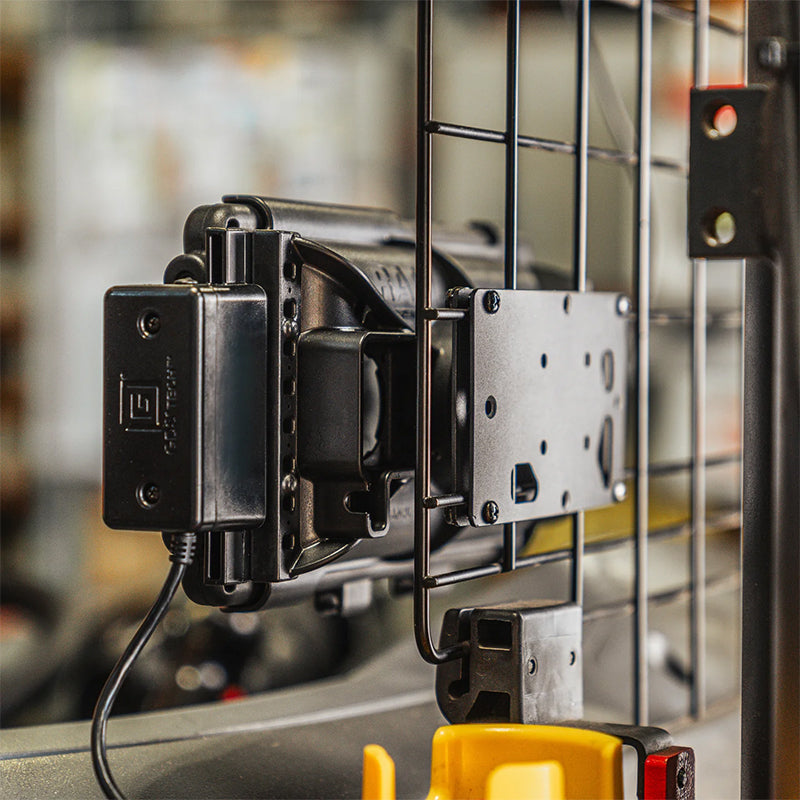 RAM Low-Profile Forklift Cage Guard Mount with Backing Plate