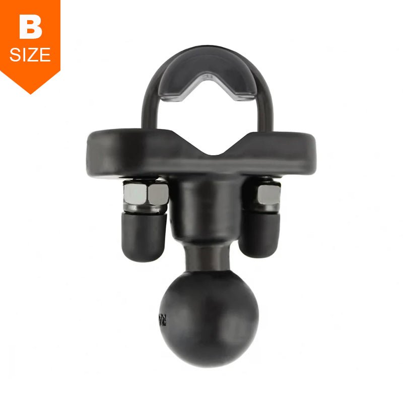 PROMOUNT-RAM 13mm-25mm U-Bolt Rail Base for Rear View Mirrors 1" Ball-RAM-B-231Z-RVMU