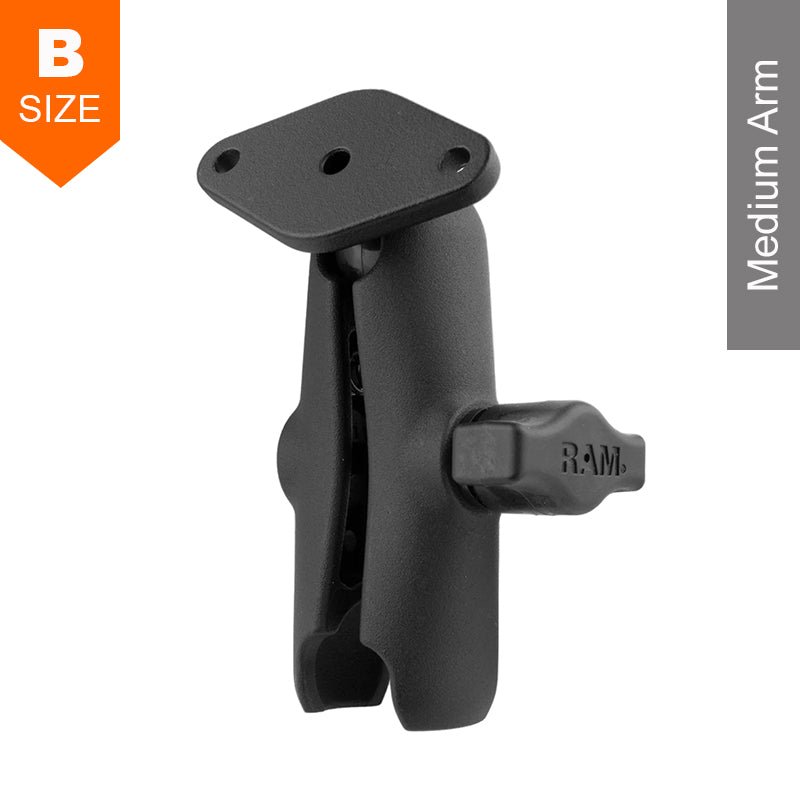 PROMOUNT-RAM Double Socket Arm with Diamond Base 1" Ball-RAM-B-103-238U