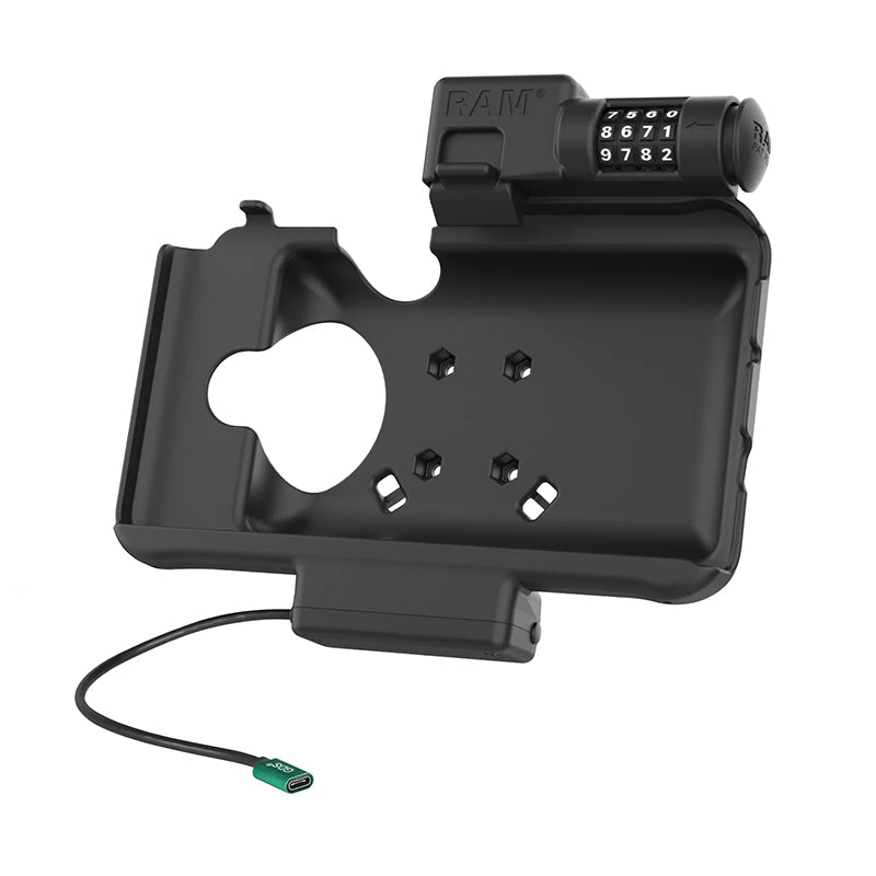 PROMOUNT-RAM Locking USB-C Powered Dock for Samsung Tab Active5 & Active3-RAM-HOL-SAM58CPCLU