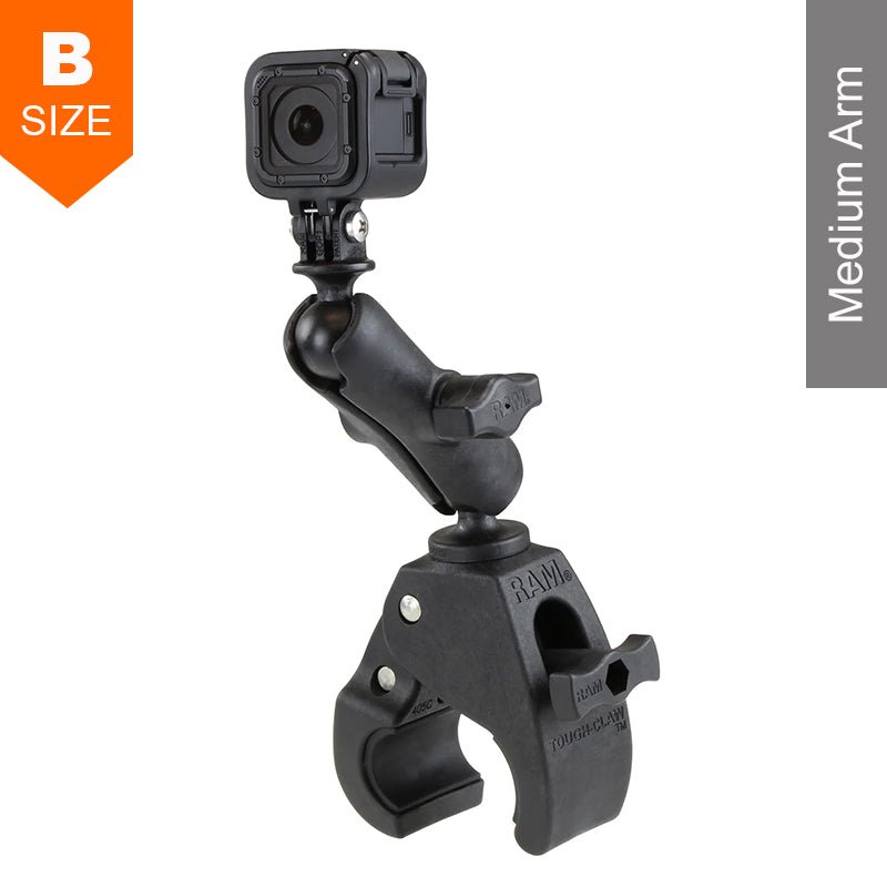 PROMOUNT-RAM Medium Tough-Claw GoPro Action Camera Medium Arm Mount Kit 1" Ball-RAP-B-404-GOP1U