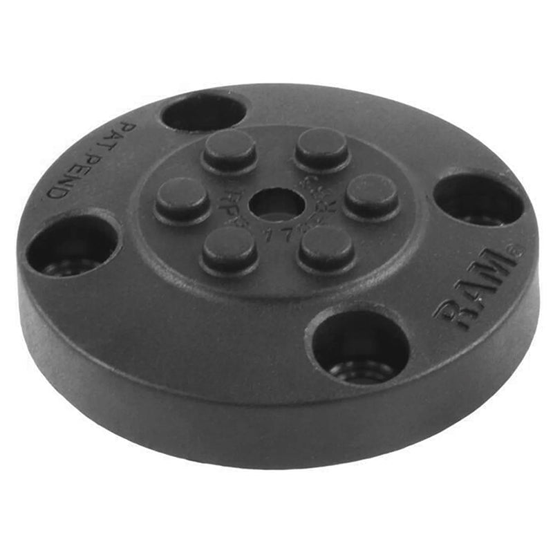 PROMOUNT-RAM Pin-Lock 4-Hole AMPS Round Plate Adapter-RAP-202PLU
