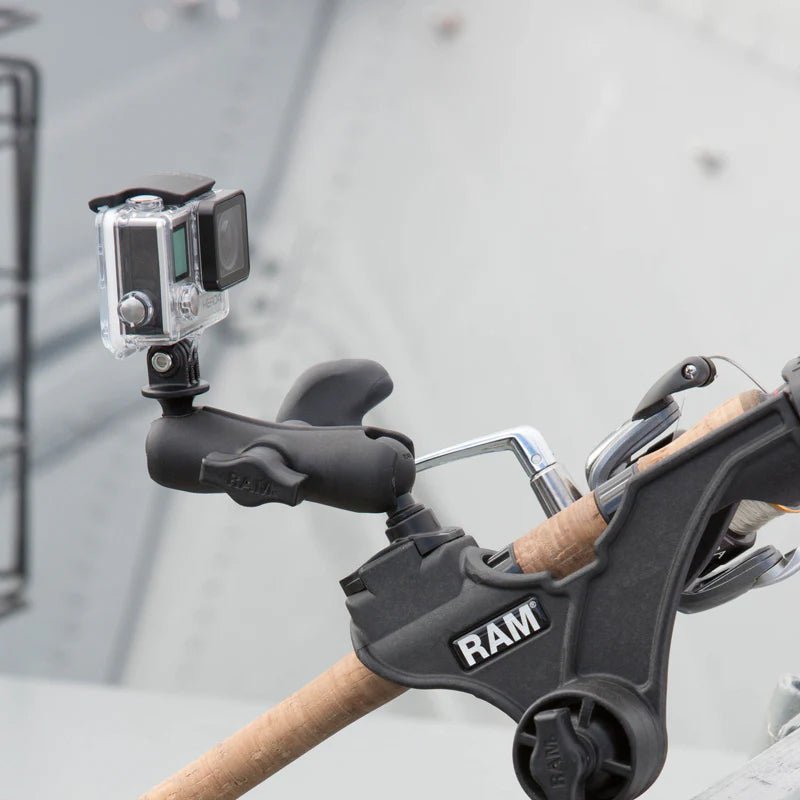 PROMOUNT-RAM ROD JR Fishing Rod Holder with Dual T-Bolt Track Base-RAP-434-421