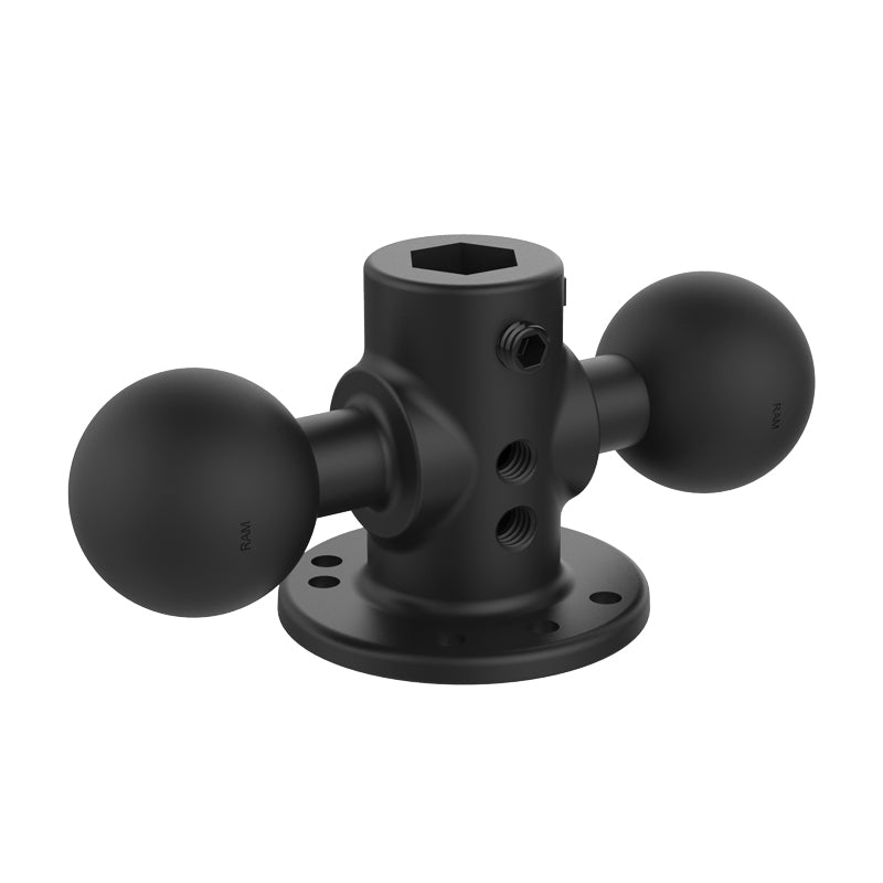 PROMOUNT - RAM Round Base Double Ball Adapter 1.5" Ball - RAM - 217 - 1U