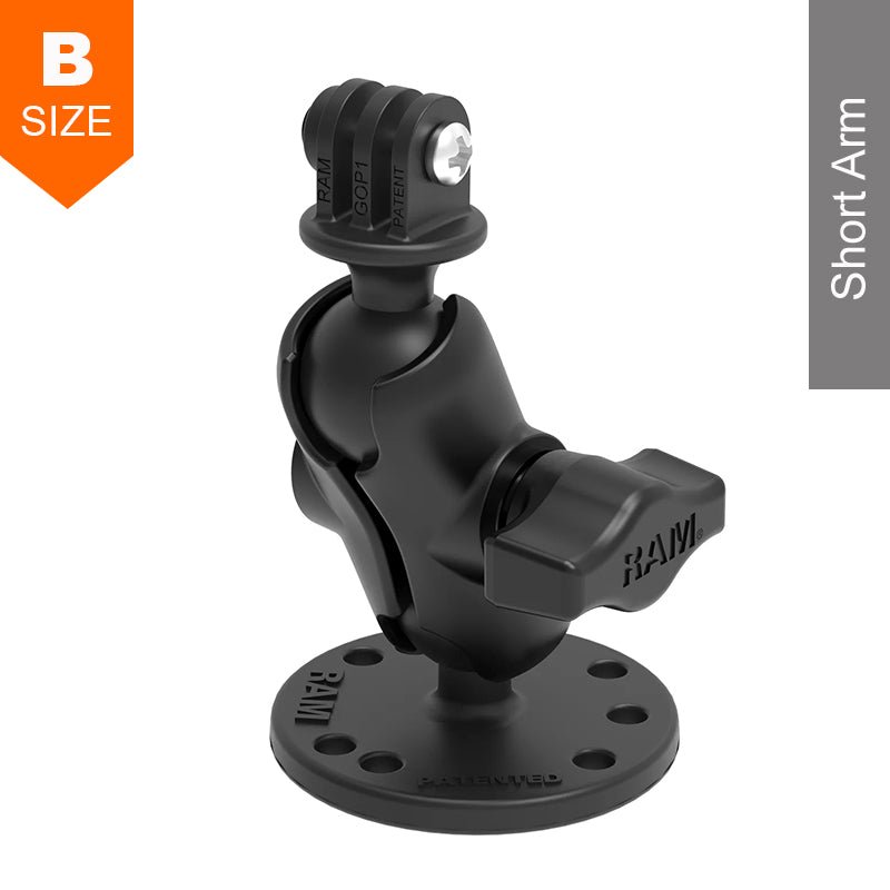 PROMOUNT-RAM Surface Mount GoPro Action Camera Kit 1" Ball-RAM-B-138-A-GOP1U