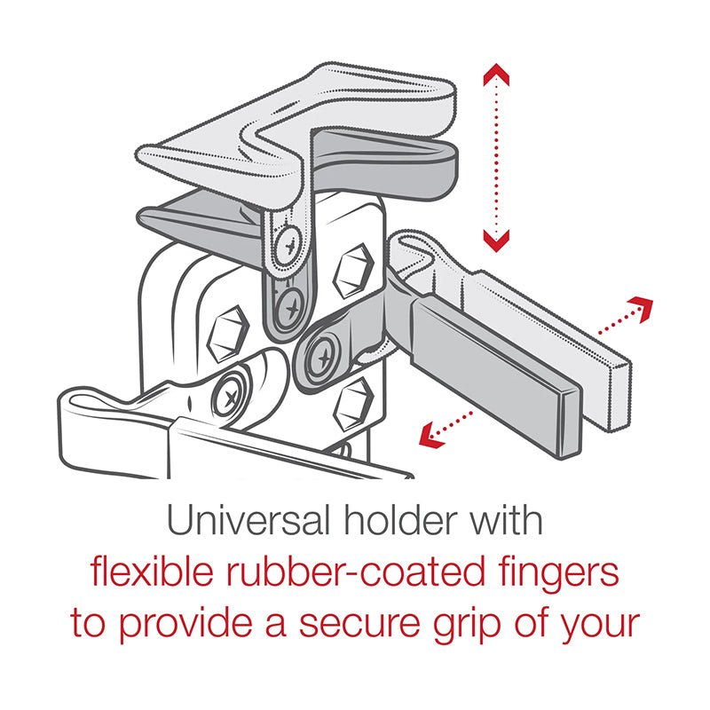 Adjustable Rack Finger RAM Surface Mount Universal Finger-Grip Mount Kit 1