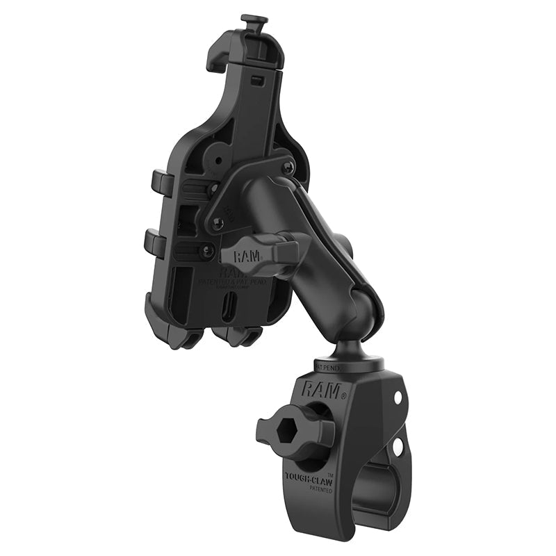 PROMOUNT-RAM Tough-Claw Medium Arm Quick-Grip Pro Phone Kit 1" Ball-RAM-B-400-PD5U