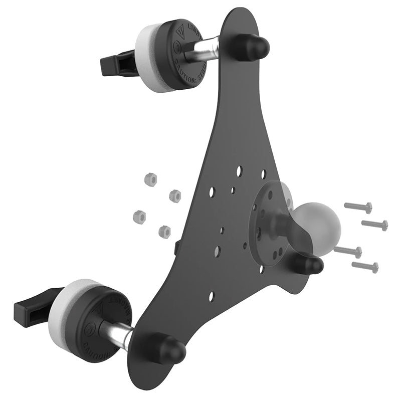 PROMOUNT-RAM Tough-Mag 48mm 3-Point Pivoting Magnetic Mounting Base-RAM-MAG48-3-PIV1U