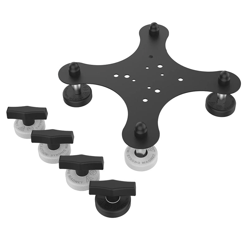 PROMOUNT-RAM Tough-Mag 48mm 4-Point Pivoting Magnetic Mounting Base-RAM-MAG48-4S-PIV1U
