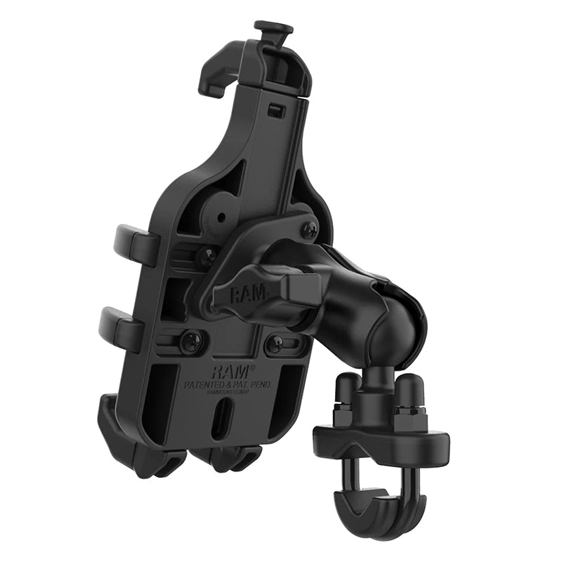 PROMOUNT-RAM U-Bolt Handlebar Rail Quick-Grip Pro Phone Holder Kit 1" Ball-RAM-B-149Z-PD5U