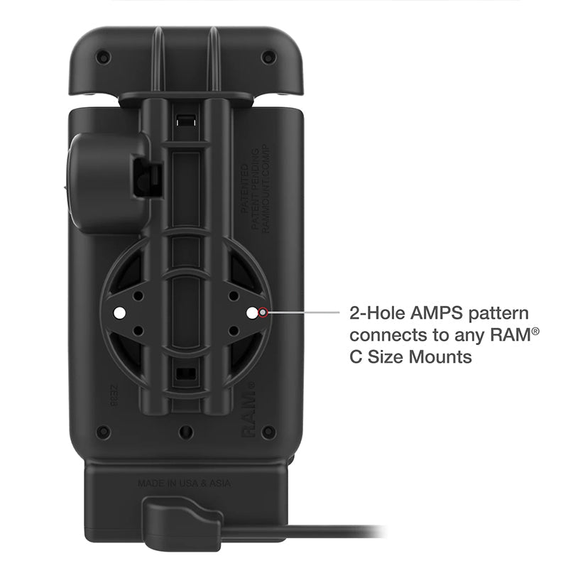 PROMOUNT-RAM USB-C Powered Dock for Samsung Galaxy XCover7-RAM-HOL-V15-SAM94PU