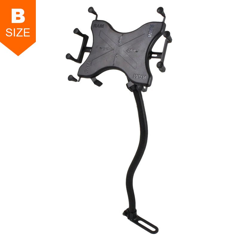 PROMOUNT-RAM X-Grip 12"-13" Tablet Universal POD 457mm Rigid No-Drill Vehicle Mount Kit 1"-RAM-B-316-1-UN11U
